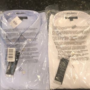 2 BRAND NEW Banana Republic dress shirts in XL